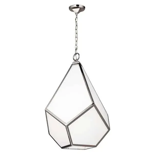 Lampa wisząca geometryczna szklana 4-punktowa FE/DIAMOND/P/L z serii DIAMOND - Elstead Lighting Wysoka jakość
