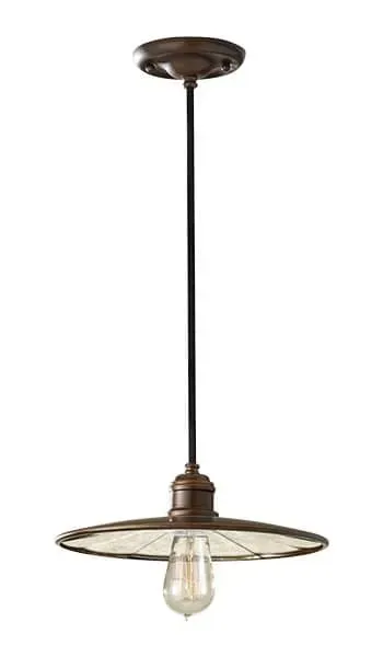 Wysoka jakość Lampa wisząca loftowa metalowa brązowa 30cm FE/URBANRWL/P/E z serii URBAN RENEWAL - Elstead Lighting