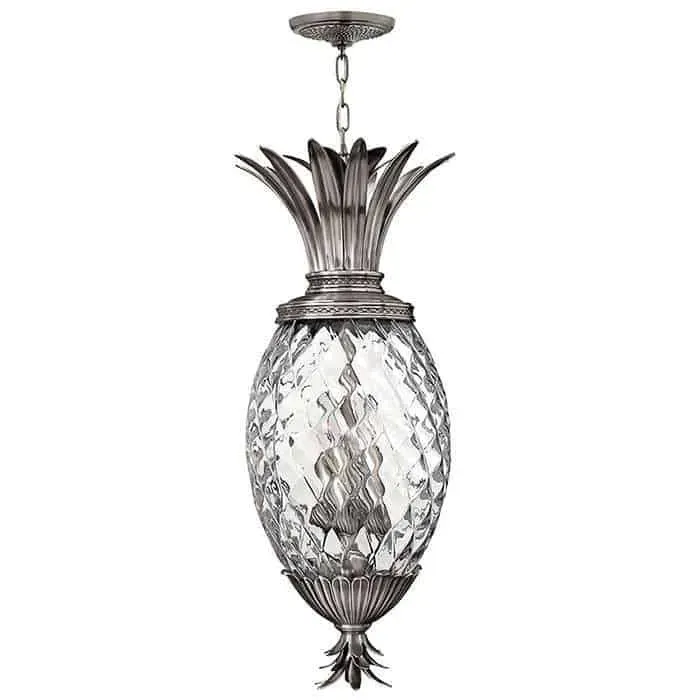 Lampa wisząca metalowa srebrna 4-punktowa HK/PLANT4/P z serii PLANTATION - Elstead Lighting Bezpieczna płatność