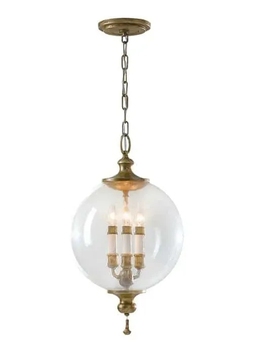 Lampa wisząca szklana kula 3-punktowa FE/ARGENTO/P z serii ARGENTO - Elstead Lighting Sprawdź teraz
