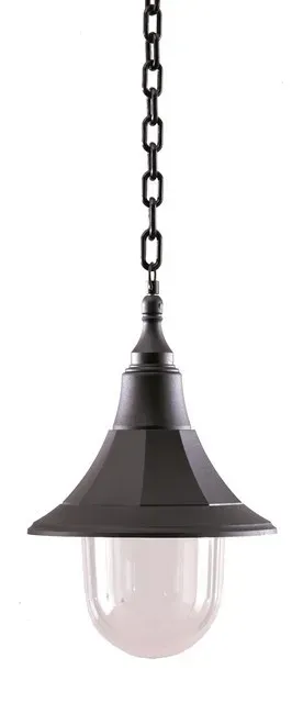 Cena promocyjna Lampa wisząca zewnętrzna czarna z tworzywa IP44 SHANNON CHAIN z serii SHANNON - Elstead Lighting