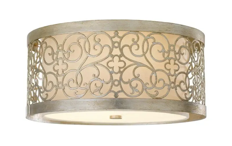 Plafon beżowy metalowy ażurowy 37,5cm FE/ARABESQUE/F z serii ARABESQUE - Elstead Lighting Wyprzedaż