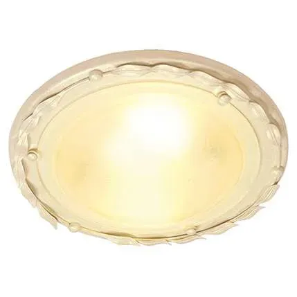 Kup online Plafon klasyczny ecru metalowy 30cm OV/F IV/GOLD z serii OLIVIA - Elstead Lighting