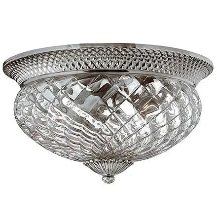Plafon szklany chromowany 3-punktowy HK/PLANT/F/L PL z serii PLANTATION - Elstead Lighting Kup online