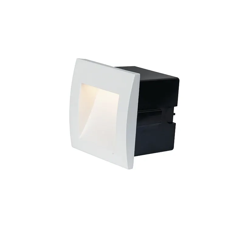 Hit cenowy Ogrodowa zewnetrzna scienna STEP LIGHT LED 2W subtelna lampka schodowa biaa E246-W Zambelis