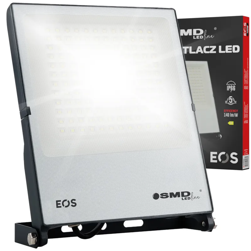 NAŚWIETLACZ LED EOS 100W NW IP66 SMD LEDline5Y NAS0380SLL - SMD LEDline Nowy