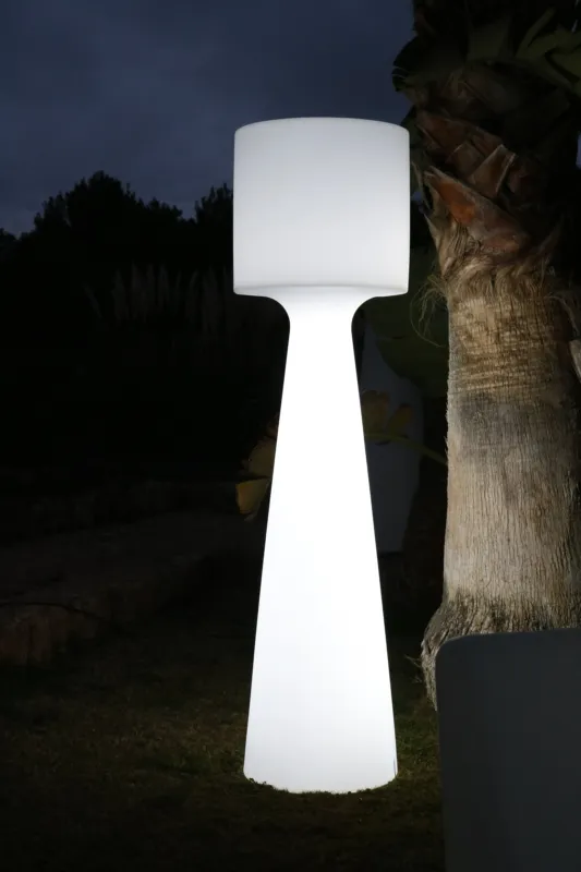 Bezpieczne zakupy Lampa zewnętrzna duża biała 3102 GRACE 140 – New Garden