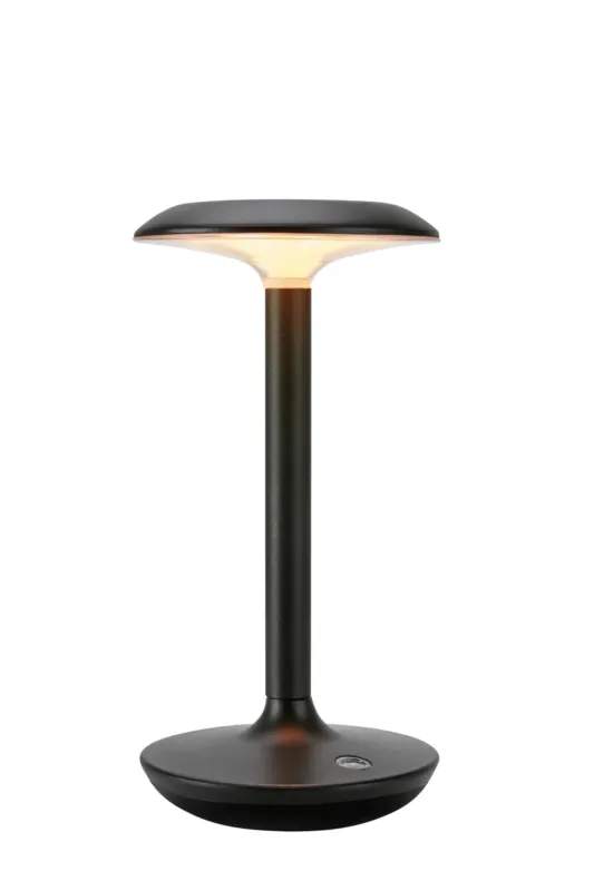 Łatwy zwrot Przenośna lampa stołowa PETIT Rechargeable Black B/O 108918 - Markslojd