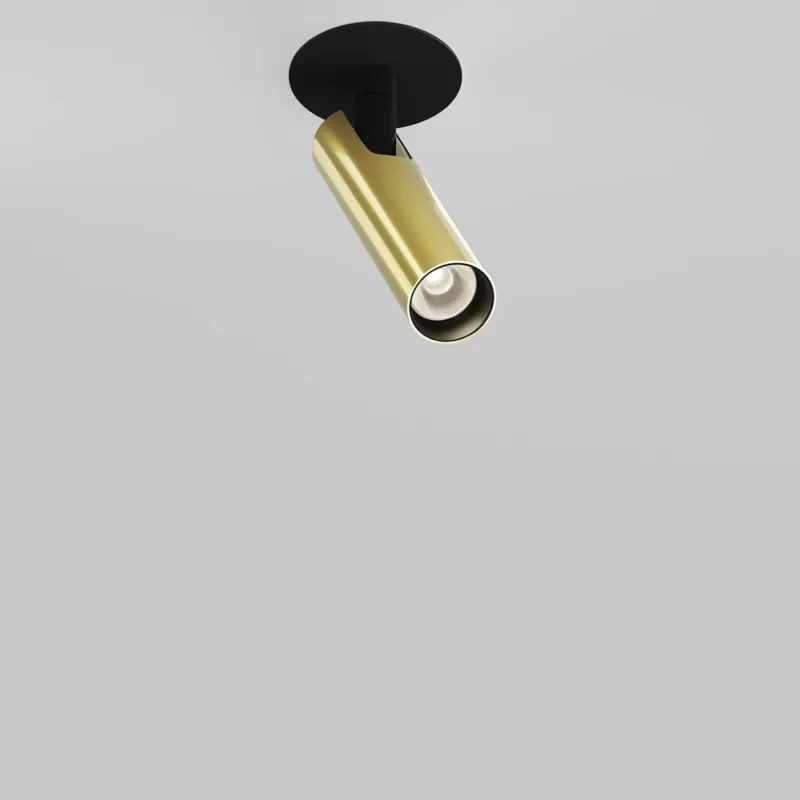Reflektor sufitowy podtynkowy Focus T LED 3000K 3cm H12,5cm mosiądz Maytoni Oferta czasowa