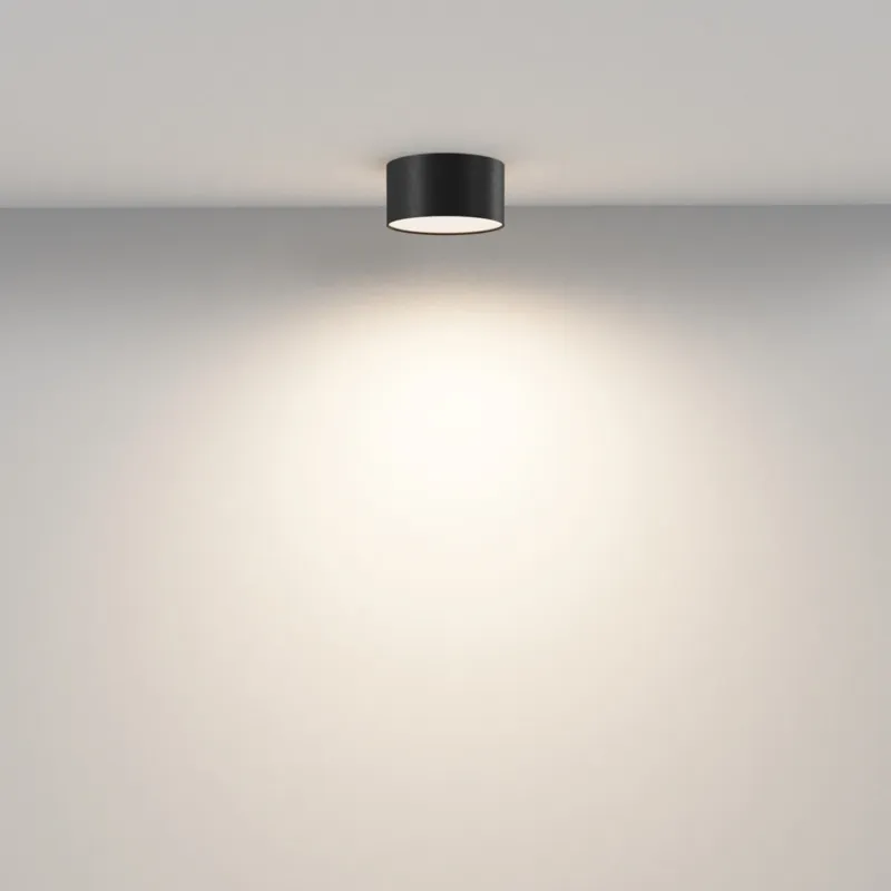 Ostatnia szansa Plafon okrągły Zon LED 3000K 12cm czarny Maytoni