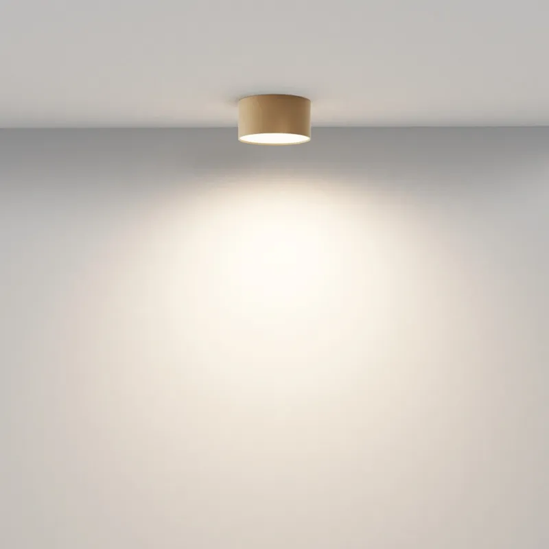 Plafon okrągły Zon LED 3000K 12cm matowe złoto Maytoni Okazja