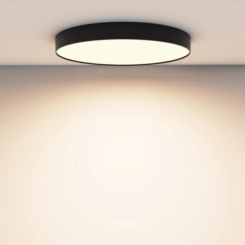 Plafon okrągły Zon LED 3000K 60cm czarny Maytoni Łatwy zwrot