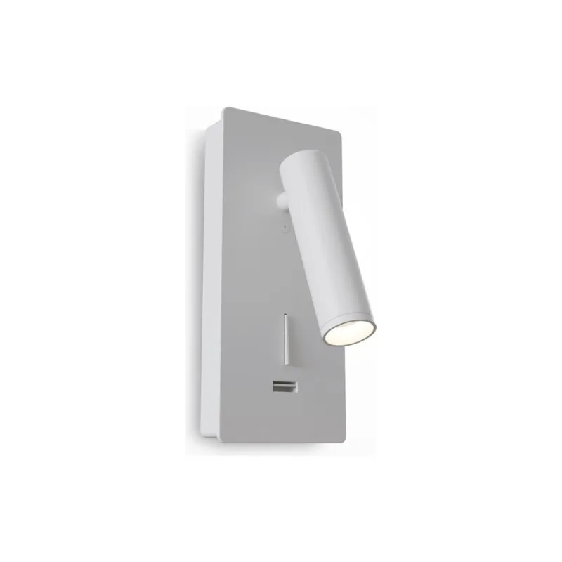 Kinkiet reflektorek z włącznikiem i usb Mirax LED biały Maytoni Ograniczona ilość