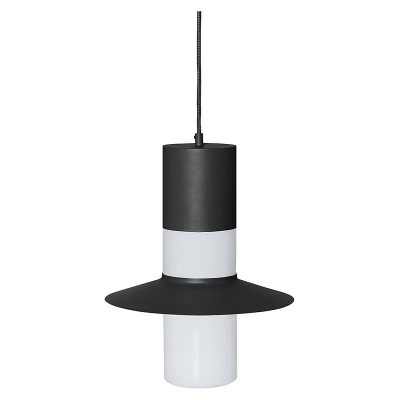 Lampa wisząca retro Caponio 28cm czarna Ummo Hit cenowy