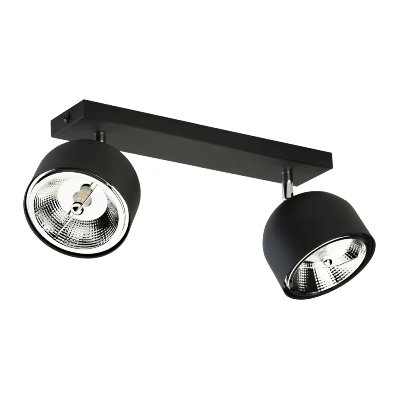 Reflektor sufitowy 2 punktowy z żarówkami Altea czarny TK Lighting Tani