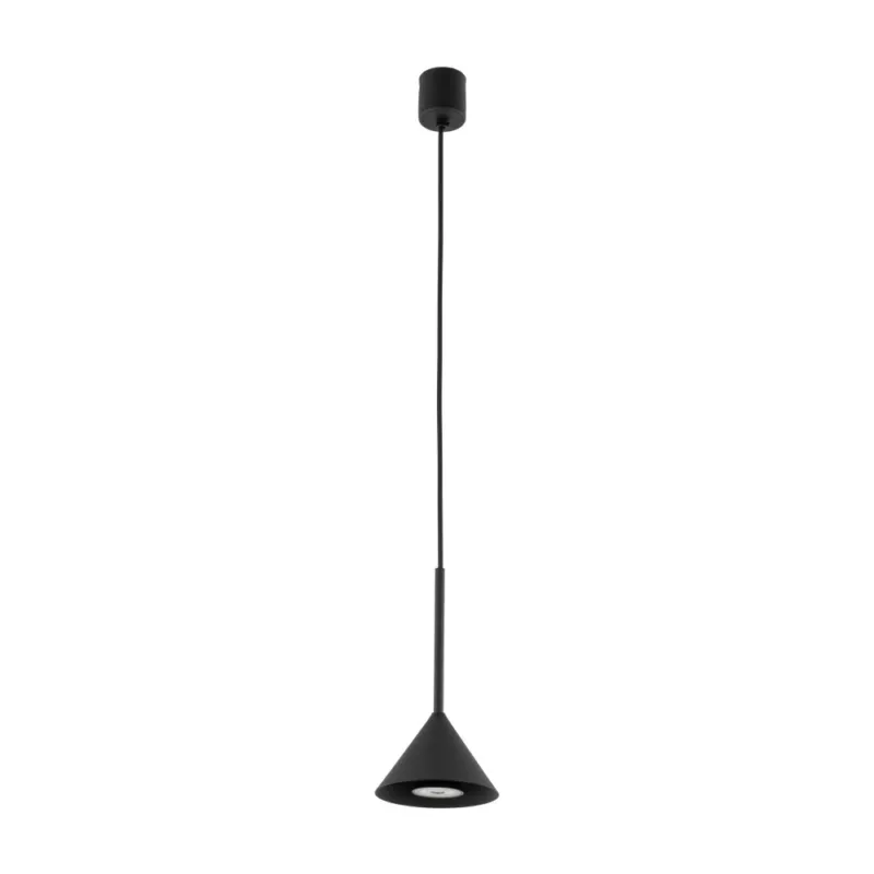 Nowy Lampa wisząca stożek Cono Black 12cm czarna TK Lighting