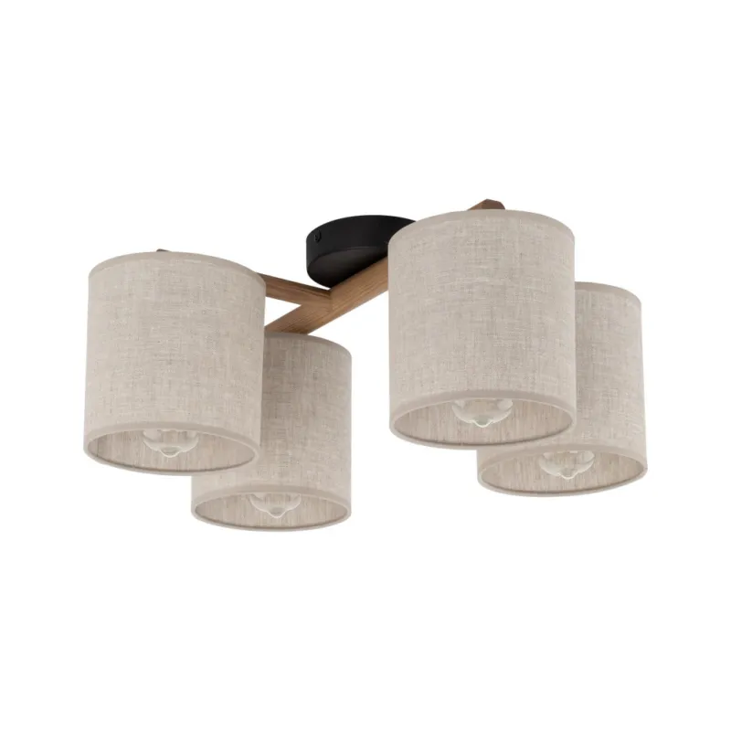 Lampa sufitowa 4 punktowa Deva len TK Lighting Ekspresowa dostawa
