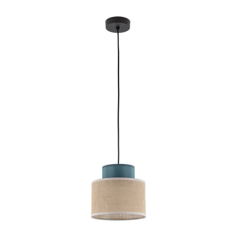 Lampa wisząca boho Duo 20cm juta / zielony TK Lighting Kup teraz