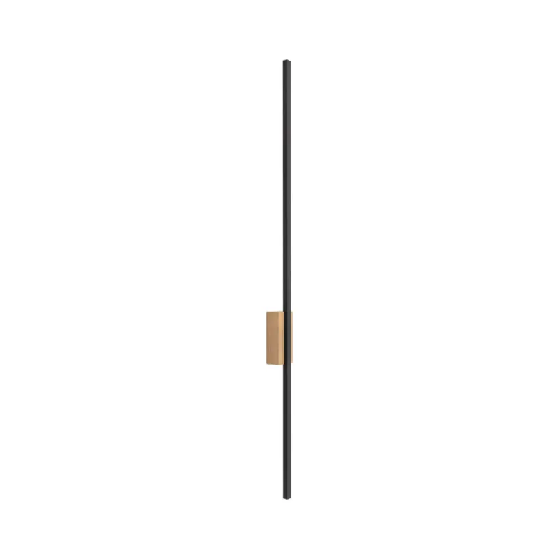 Kinkiet pionowy Flash LED 3000K 108cm czarny / sosna TK Lighting Oferta limitowana