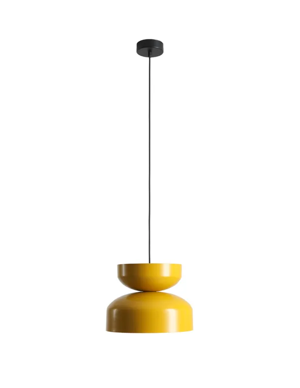 Kolorowa lampa wisząca Tula 30cm dark mustard Aldex Hit sprzedaży