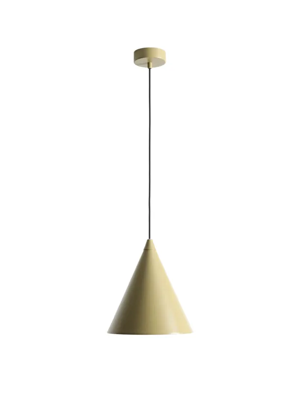 Darmowy zwrot Lampa wisząca stożek Form 24cm pistacjowa Aldex