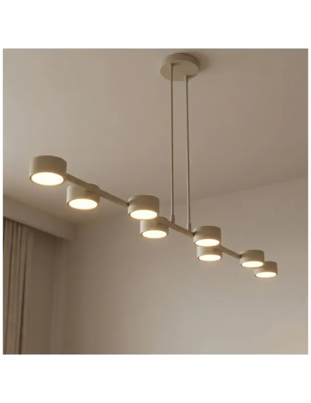 Lampa wisząca podłużna Megara VI 115cm mokka Emibig Rabat