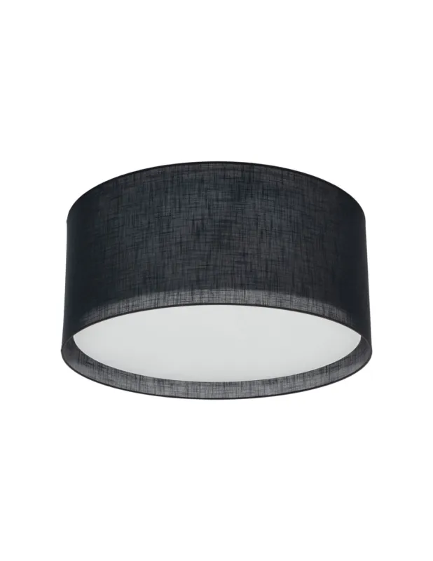 Duży plafon z abażurem Largo 77cm czarny TK Lighting Wyjątkowa oferta