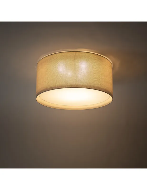 Bestseller Duży plafon z abażurem Largo 77cm beżowy TK Lighting