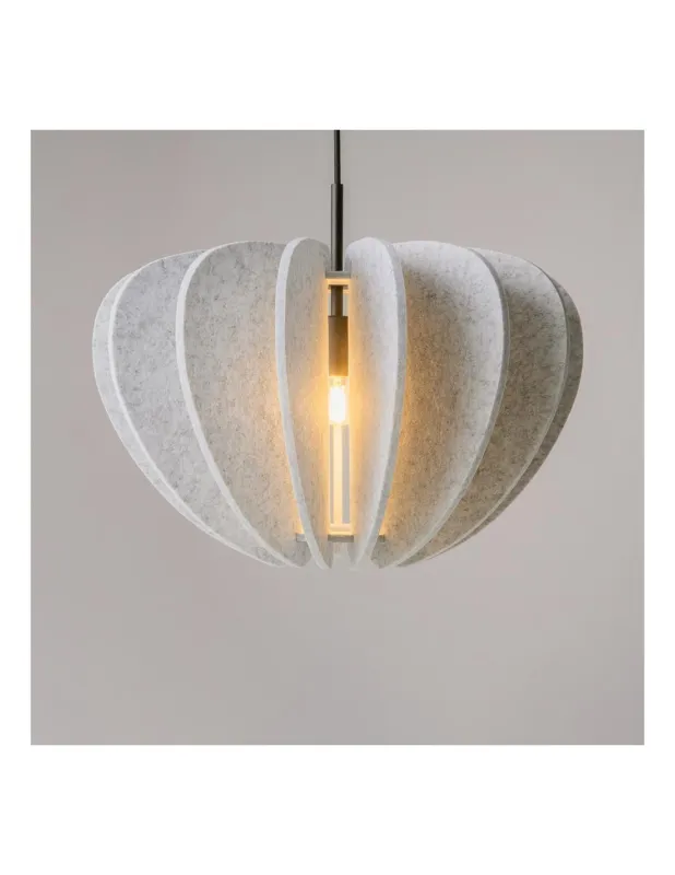 Popularny Lampa wisząca filcowa Cambio 47,5cm jasny szary Maytoni