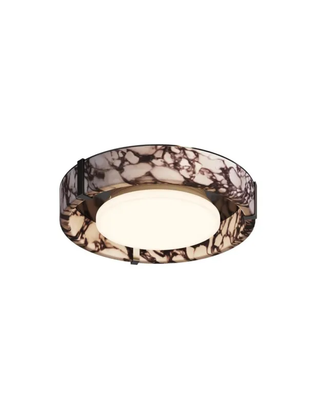 Plafon okrągły z kamiennym wzorem Clarett LED 40cm Maytoni Rabat