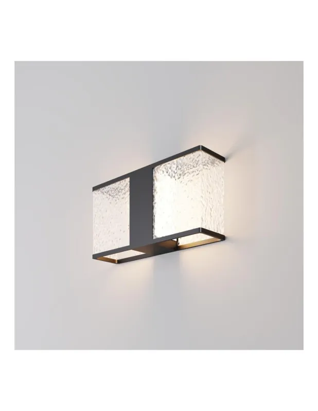 Nowy Kinkiet ogrodowy nowoczesny Floeva LED 36,5cm czarna Maytoni