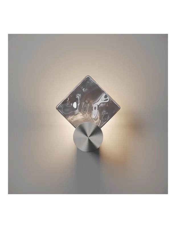 Zamów dziś Kinkiet dekoracyjny - romb w stylu modern glamour Quadro LED platynowy Maytoni