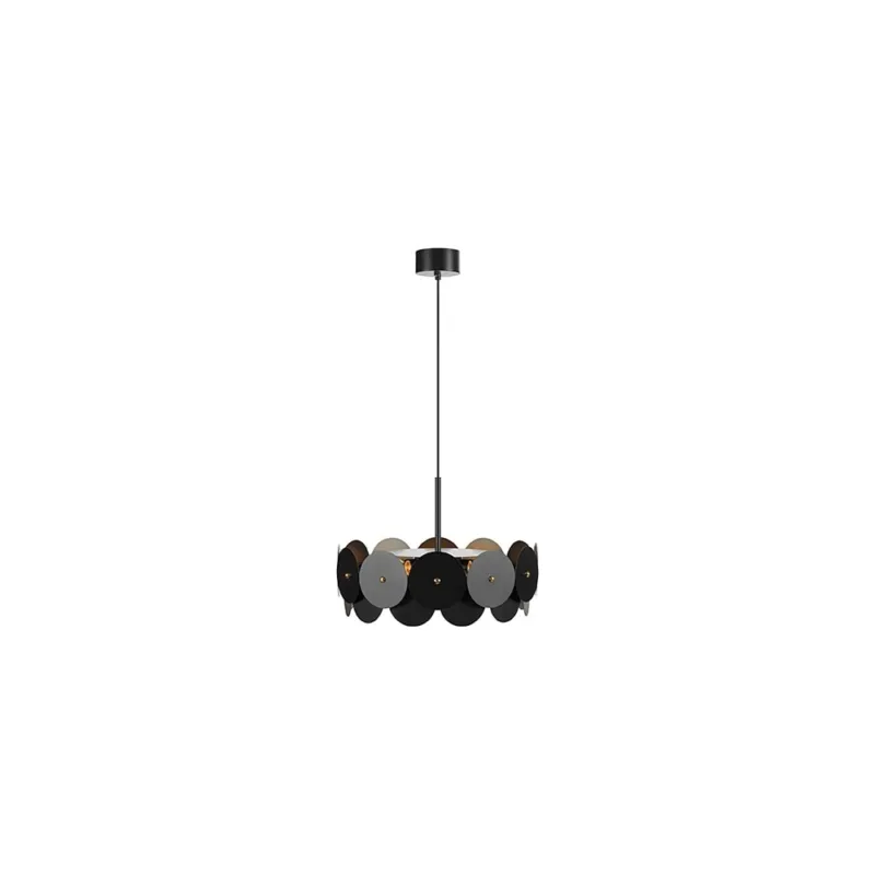 Zniżka Lampa wisząca designerska Vegas 53cm czarna Markslojd