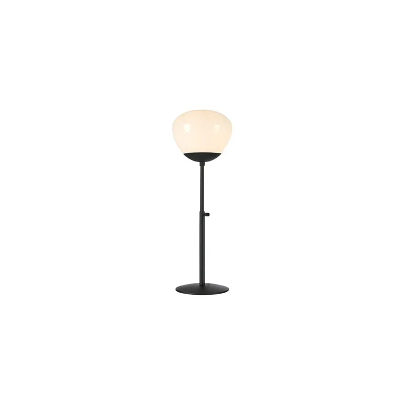 Wyjątkowa oferta Lampa stołowa szklana Rise biały/czarny Markslojd