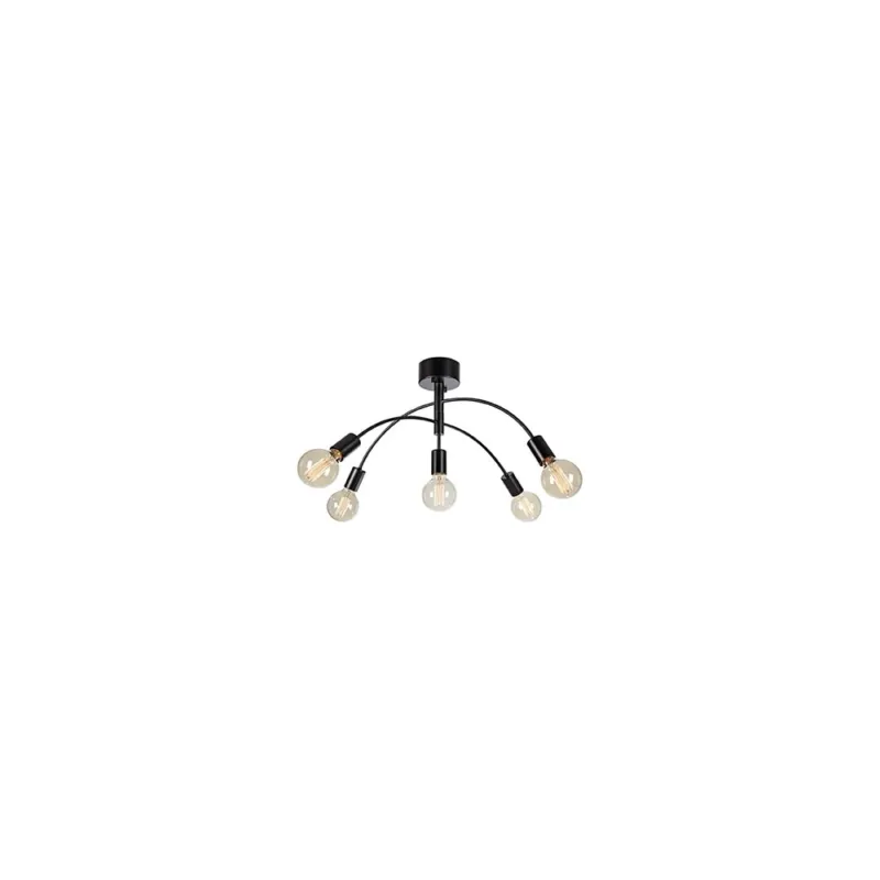 Wyprzedaż Lampa sufitowa 5 punktowa Cygnus czarna Markslojd