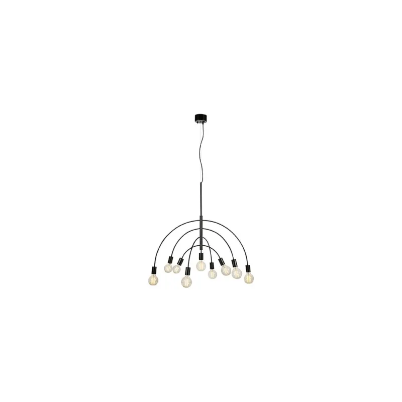 Wyjątkowa oferta Lampa wisząca 9 punktowa Lavello 95cm czarna Markslojd
