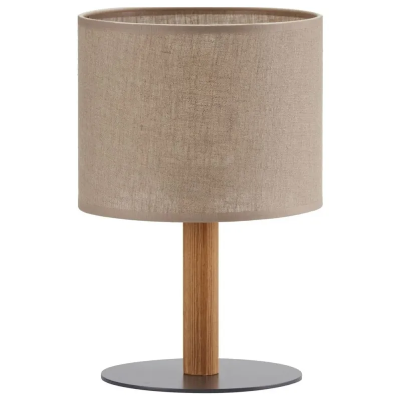 Nowy Lampa stołowa z abażurem Deva naturalna TK Lighting