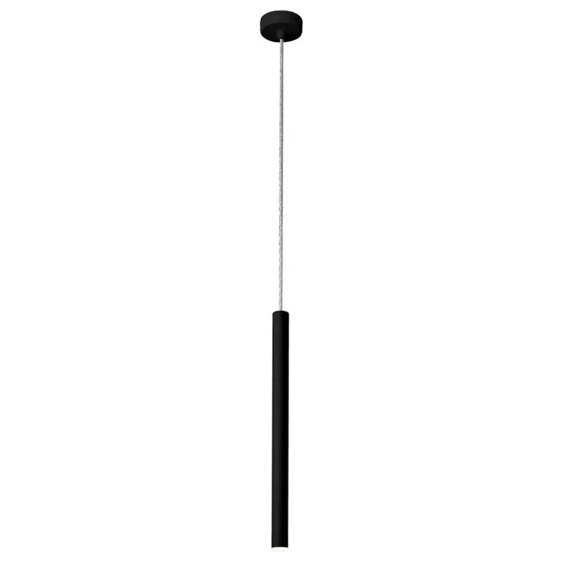 Lampa wisząca tuba Loya 8 LED czarna ZumaLine Dodaj do koszyka