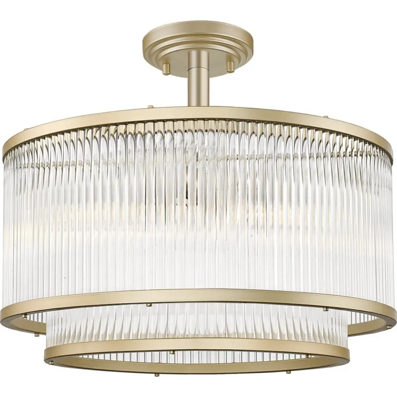 Lampa sufitowa szklana hampton Sergio 41,5 złota ZumaLine Kup teraz
