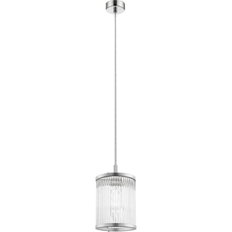Zniżka Lampa wisząca szklana hampton Sergio 15 srebrna ZumaLine