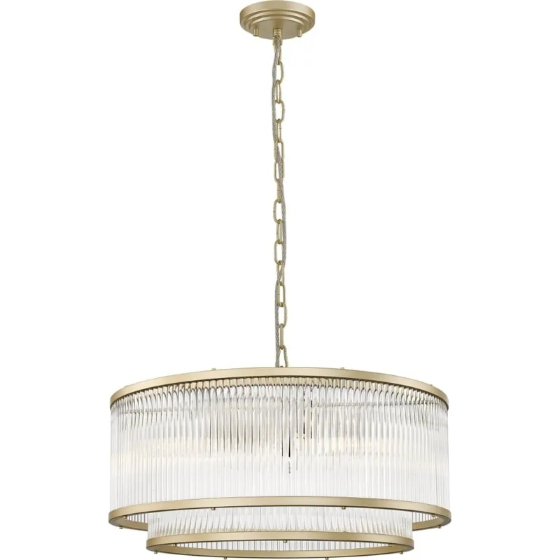 Kup teraz Lampa wisząca szklana hampton Sergio 50 złota ZumaLine