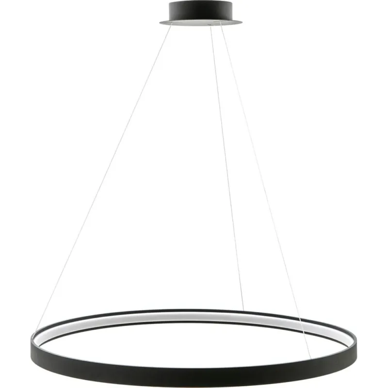 Tylko do końca tygodnia Lampa wisząca okrągła nowoczesna Circle 110 czarna ZumaLine