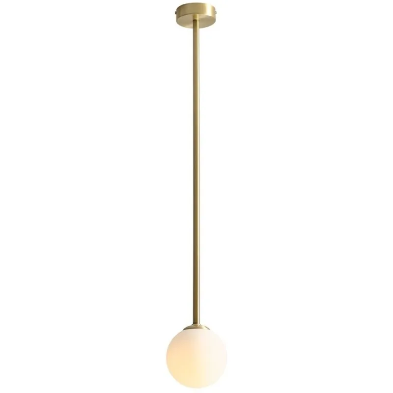Obniżka ceny Lampa sufitowa szklana kula Pinne L 14 biało-złota Aldex