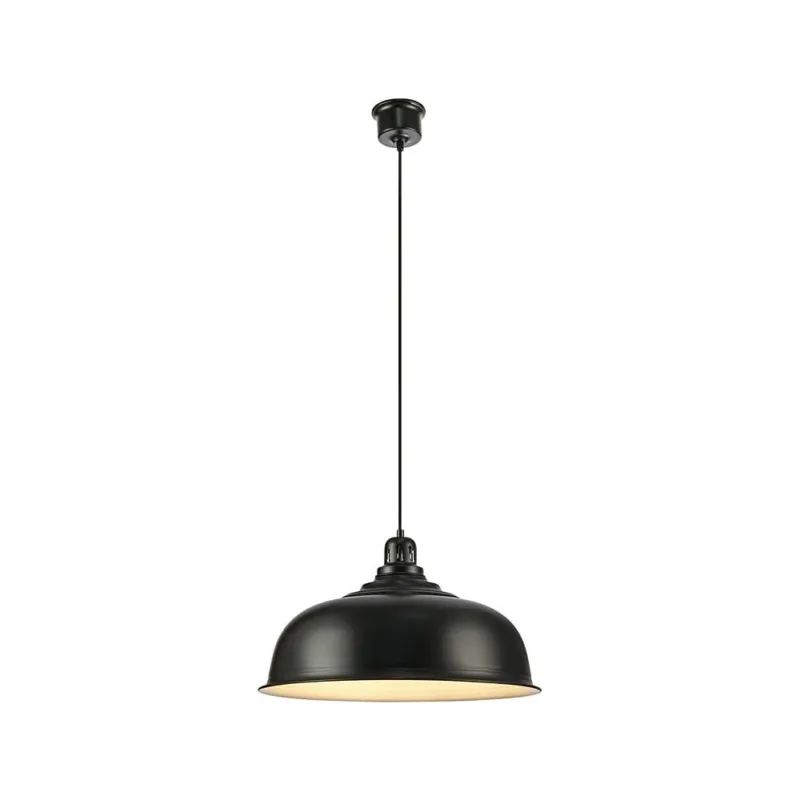 Wysoka jakość Lampa wisząca industrialna Port 50 czarna Markslojd