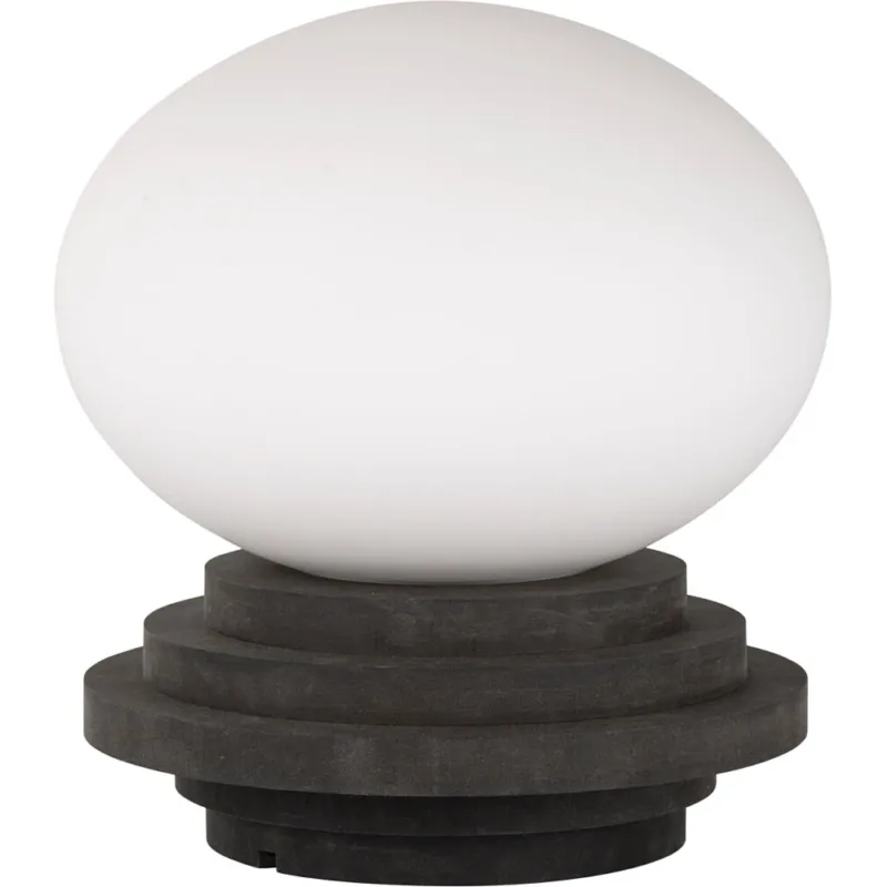 Lampa stołowa szklana Amfi szary/biały Markslojd Kup teraz