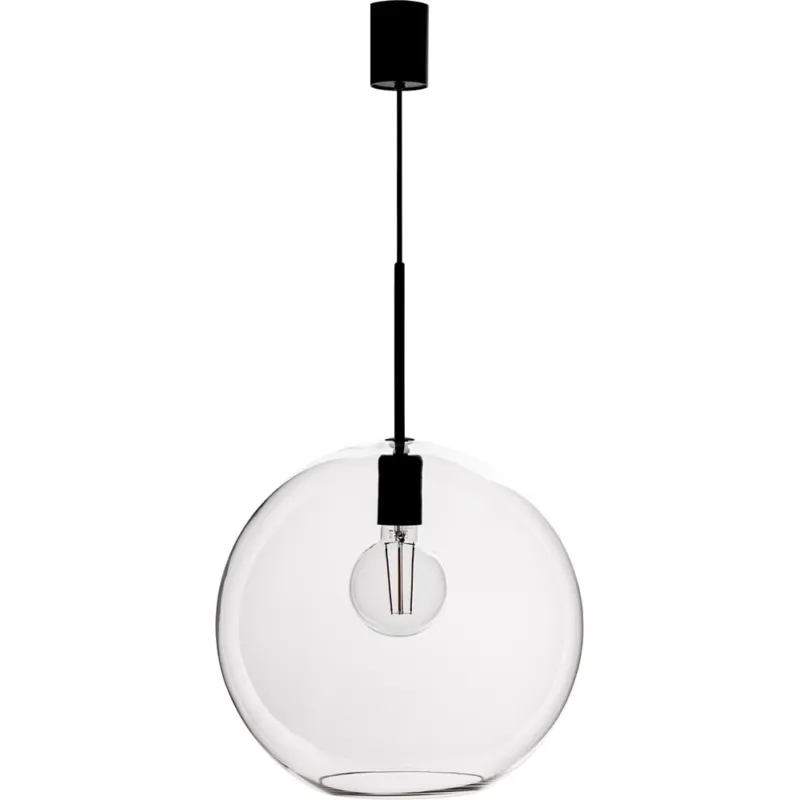 Lampa wisząca szklana kula Patera 35 przezroczysta Markslojd Okazja