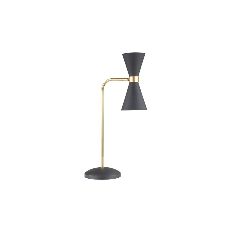 Lampa biurkowa designerska Cornet LED czarno-złota MaxLight Do wyczerpania zapasów