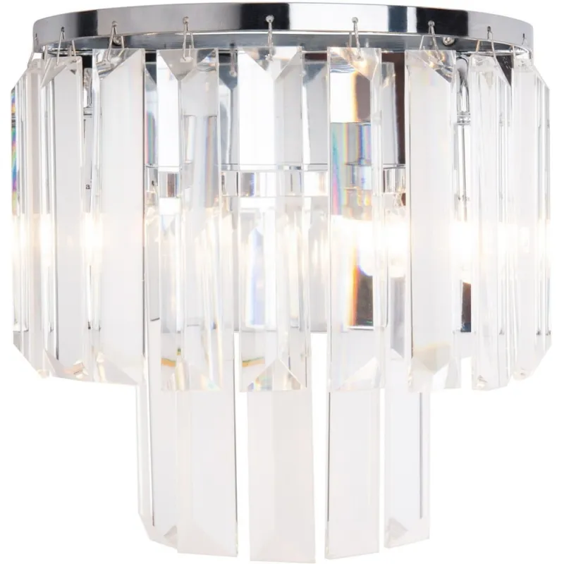 Kinkiet kryształowy glamour Monaco chromowany MaxLight Dodaj do koszyka