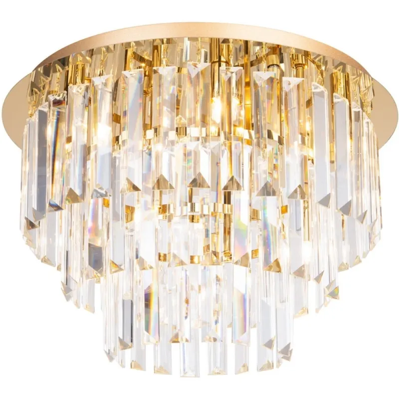 Ekspresowa dostawa Plafon kryształowy glamour Monaco 42 złoty MaxLight