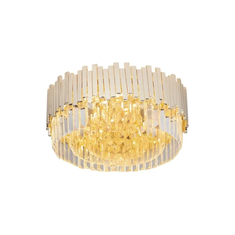 Sprawdź teraz Plafon kryształowy glamour Trend 45 złoty MaxLight
